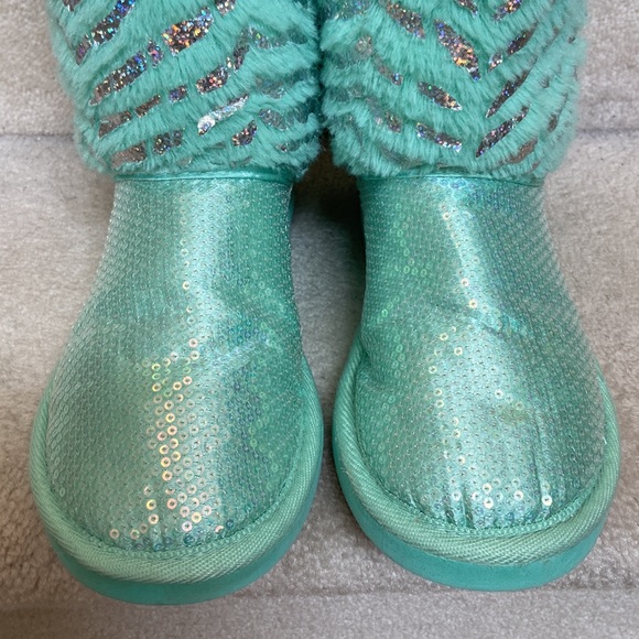 justice sparkle & light up slippers - Picture 6 of 9